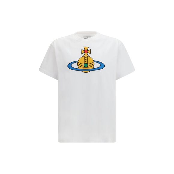 Vivienne Westwood Men T-Shirt In Cotton With Orb Logo